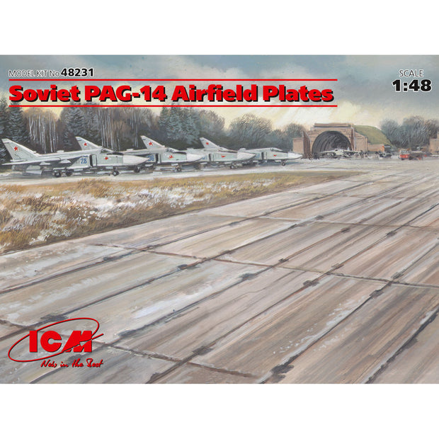 ICM 48231 Scale model kit 1:48 Soviet PAG-14 airfield plates model plastic kits