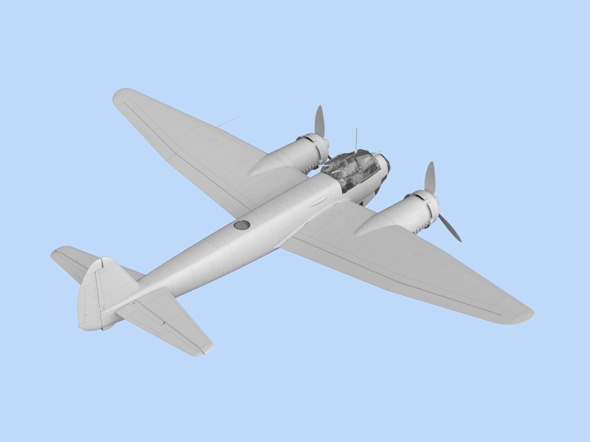 ICM 48235 Plastic model aircraft kit Scale 1:48 Ju 88A-11, WWII German bomber