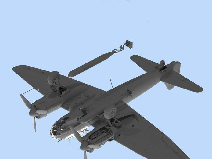 ICM48236 Plastic model kit aircraft 1:48 WWII German Torpedo Plane Ju 88A-4/Torp