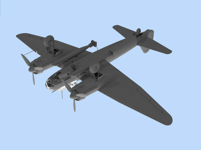 ICM48236 Plastic model kit aircraft 1:48 WWII German Torpedo Plane Ju 88A-4/Torp