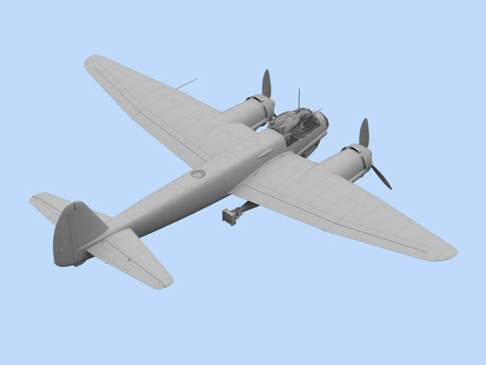 ICM48236 Plastic model kit aircraft 1:48 WWII German Torpedo Plane Ju 88A-4/Torp