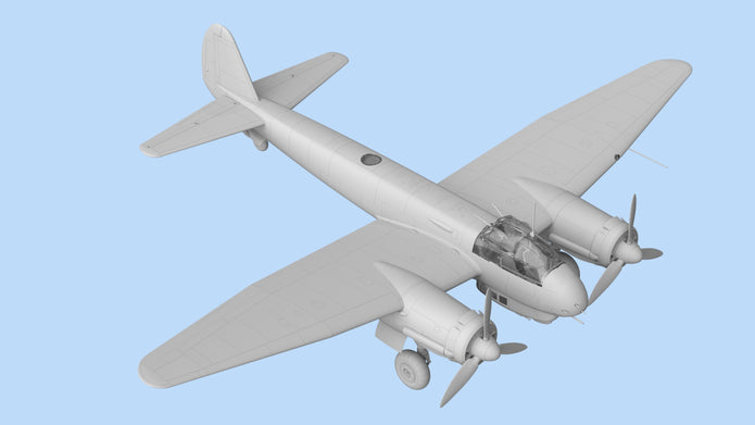 ICM 48238 Plastic model kit aircraft 1:48 Ju 88С-6, WWII German Heavy Fighter