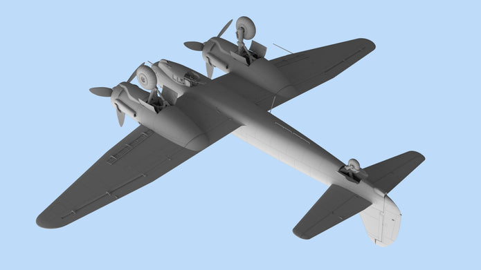ICM 48238 Plastic model kit aircraft 1:48 Ju 88С-6, WWII German Heavy Fighter
