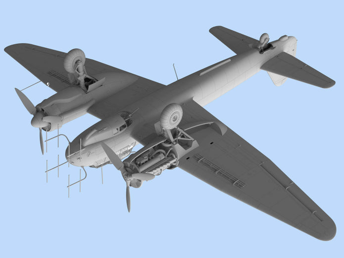 ICM 48239 Plastic model kit aircraft 1:48 Ju 88С-6b, WWII German Night Fighter