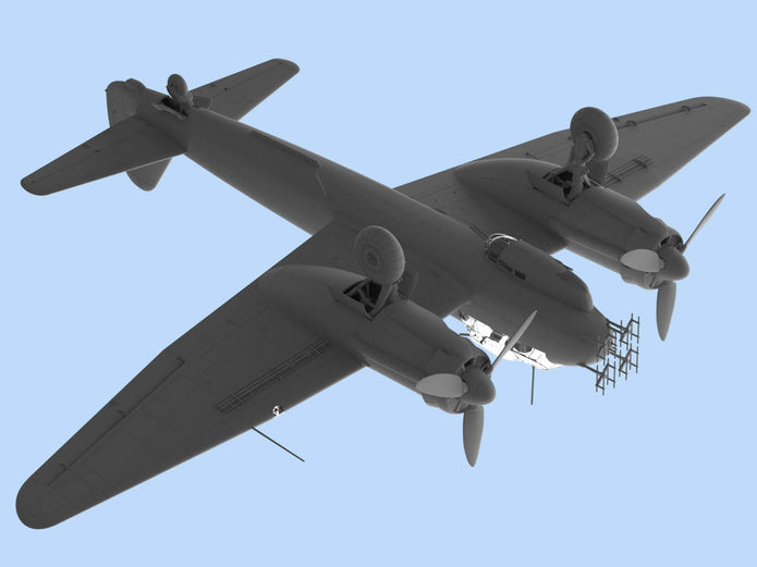 ICM 48239 Plastic model kit aircraft 1:48 Ju 88С-6b, WWII German Night Fighter