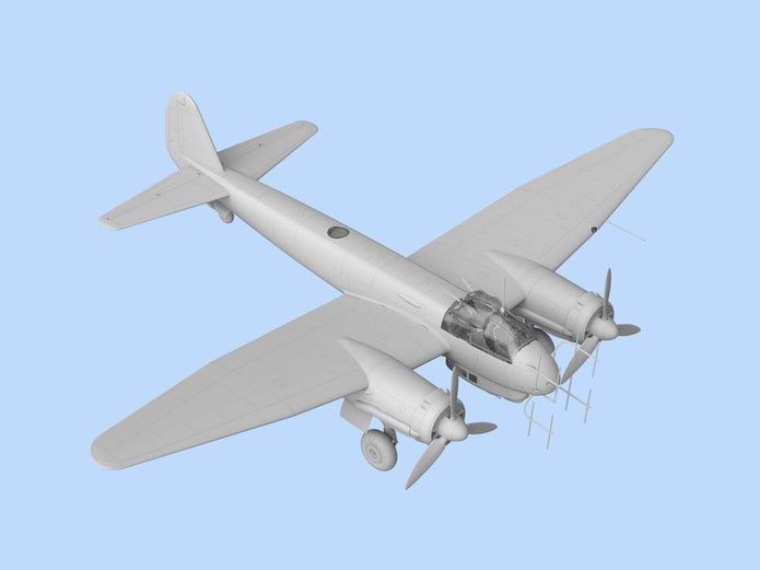 ICM 48239 Plastic model kit aircraft 1:48 Ju 88С-6b, WWII German Night Fighter