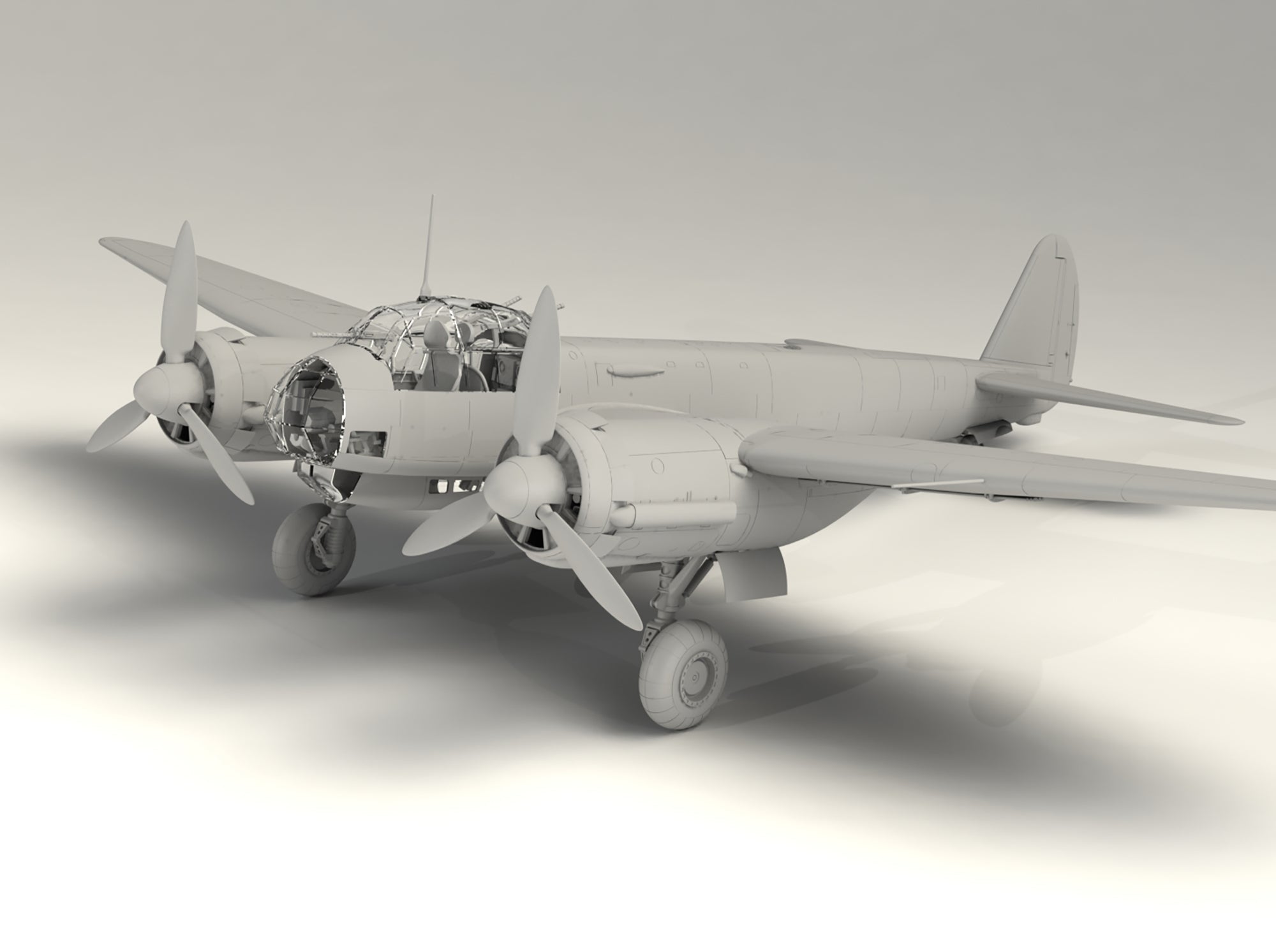 ICM 48240 Plastic model aircraft 1:48 Ju 88D-1 WWII German Reconnaissance Plane