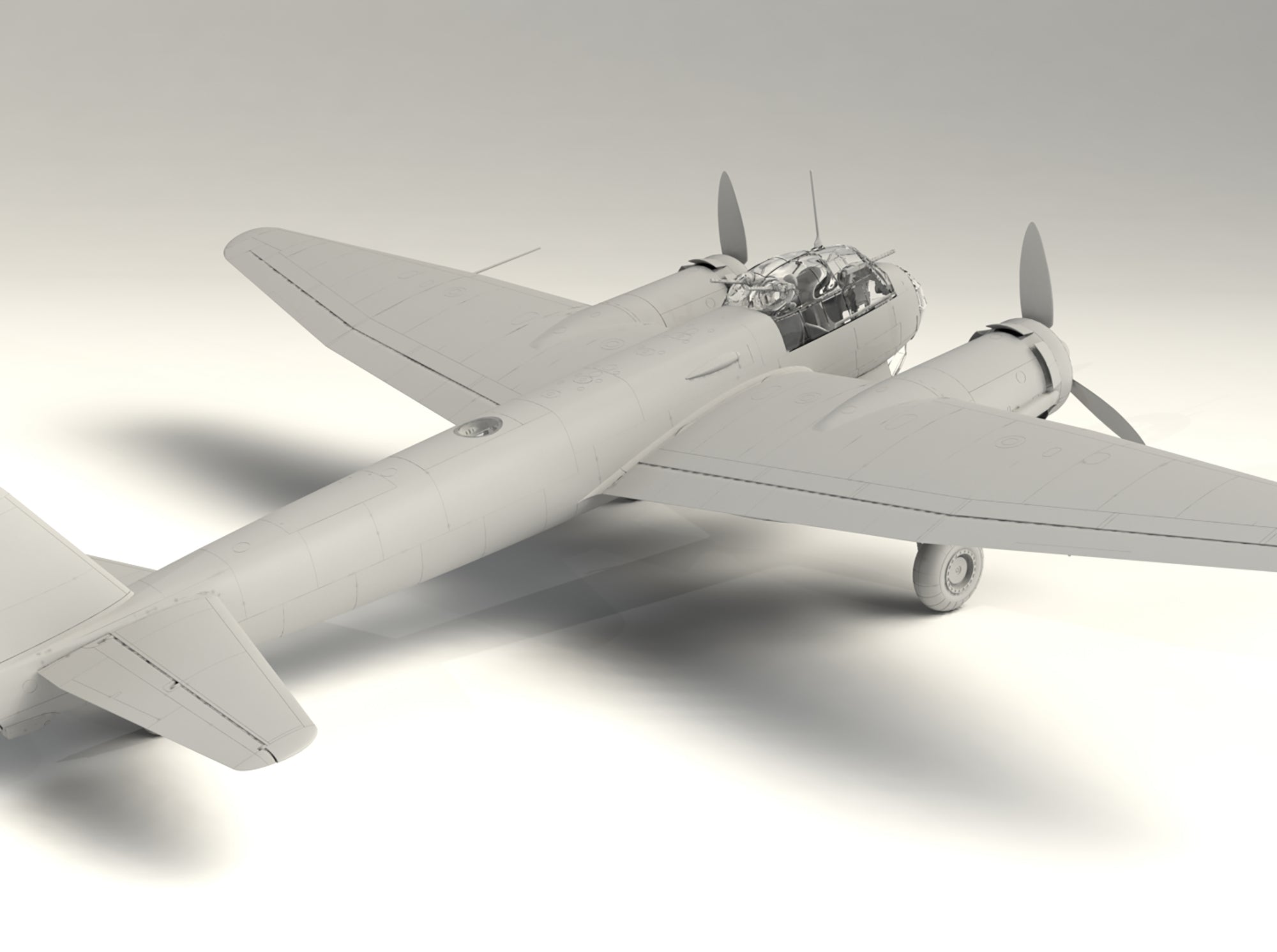 ICM 48240 Plastic model aircraft 1:48 Ju 88D-1 WWII German Reconnaissance Plane
