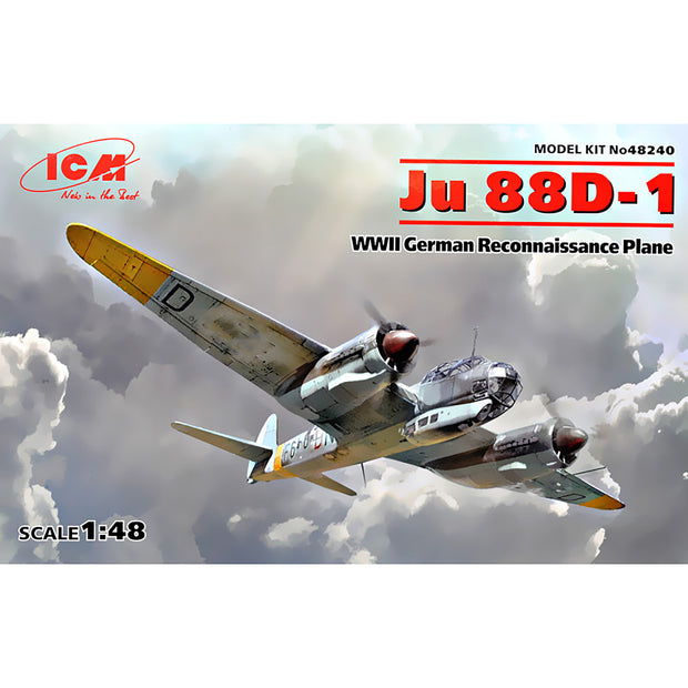 ICM 48240 Plastic model aircraft 1:48 Ju 88D-1 WWII German Reconnaissance Plane