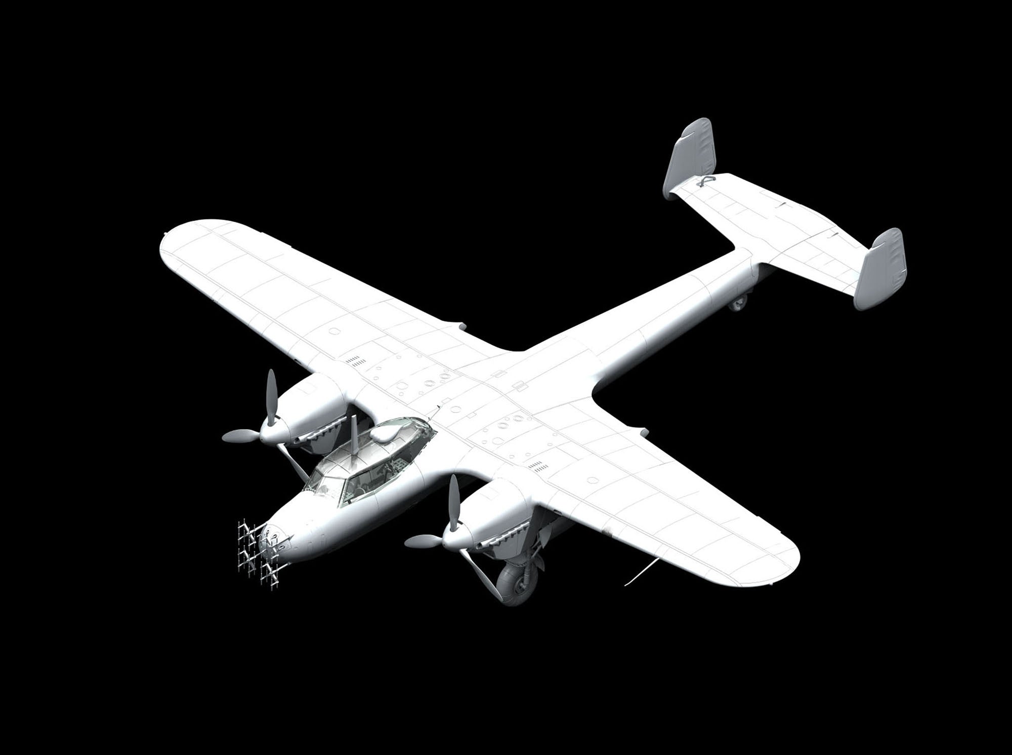ICM 48242 Plastic mode aircraft Scale 1:48 Do 215B-5 WWII German night fighter