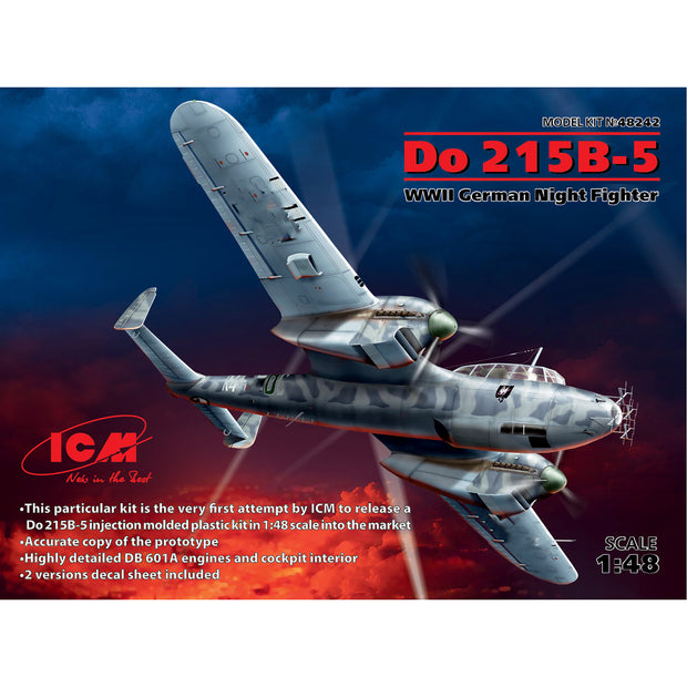ICM 48242 Plastic mode aircraft Scale 1:48 Do 215B-5 WWII German night fighter