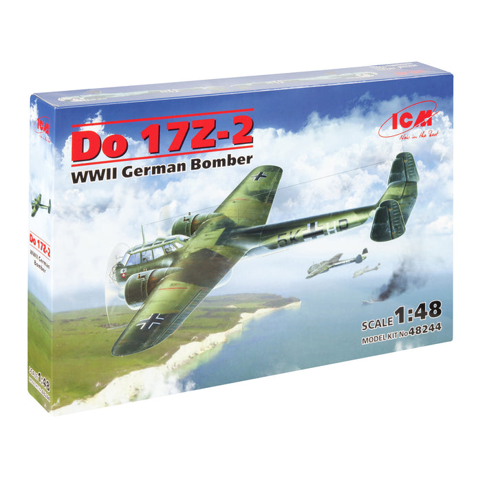 ICM 48244 Plastic model kit aircraft Scale 1:48 Do 17Z-2 WWII German bomber