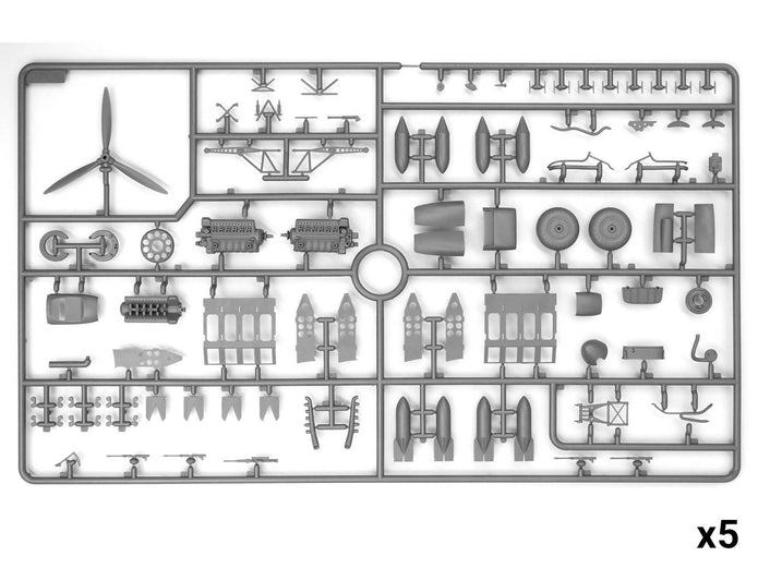 ICM 48260 Plastic model kit Scale 1:48 He 111Z-1 Zwilling WWII German Glider Tug