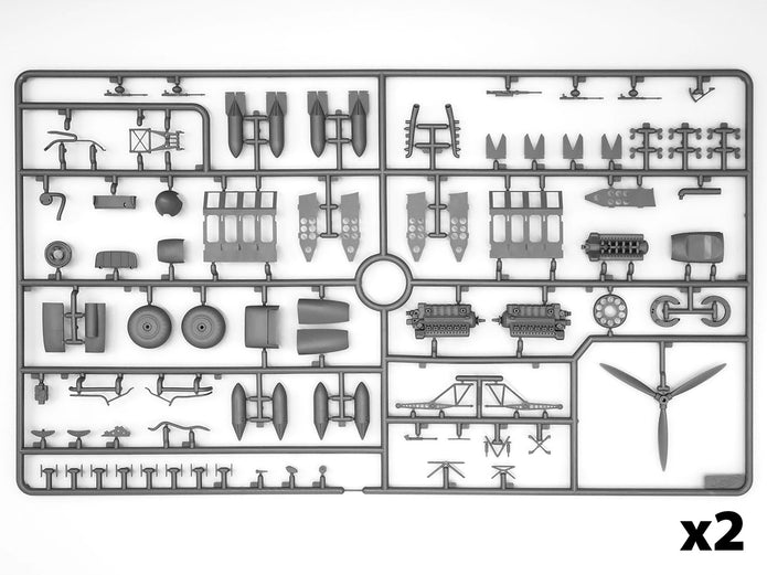ICM 48261 Plastic model aircraft kit Scale 1:48 He 111H-3, WWII German bomber