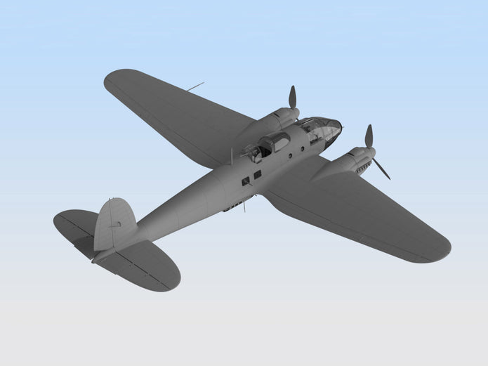 ICM 48263 Scale model aircraft 1:48 He 111H-16, WWII German bomber - kits models