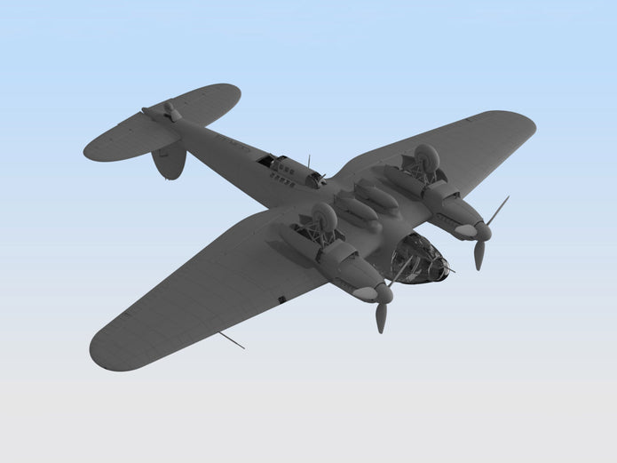 ICM 48263 Scale model aircraft 1:48 He 111H-16, WWII German bomber - kits models