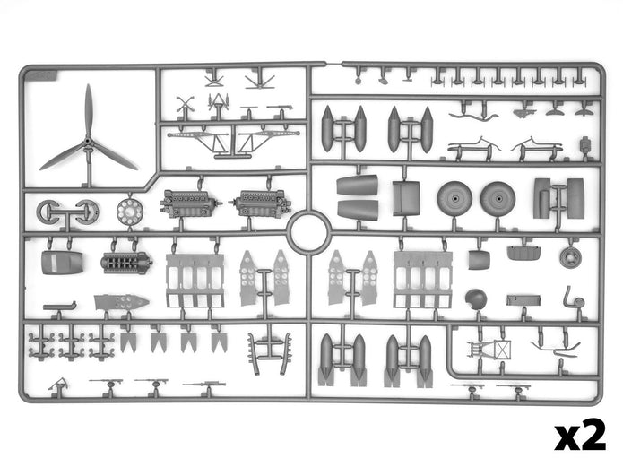 ICM 48264 Plastic model aircraft kit Scale 1:48 He 111H-20, WWII German Bomber