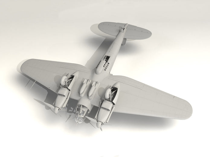 ICM 48264 Plastic model aircraft kit Scale 1:48 He 111H-20, WWII German Bomber