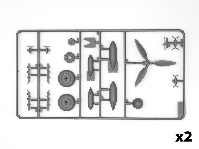 ICM 48265 Plastic model kit Scale 1:48 He 111H-6 North Africa WWII German Bomber
