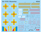 ICM 48266 Plastic model kit aircraft 1:48 He 111H-3 Romanian AF, WWII Bomber