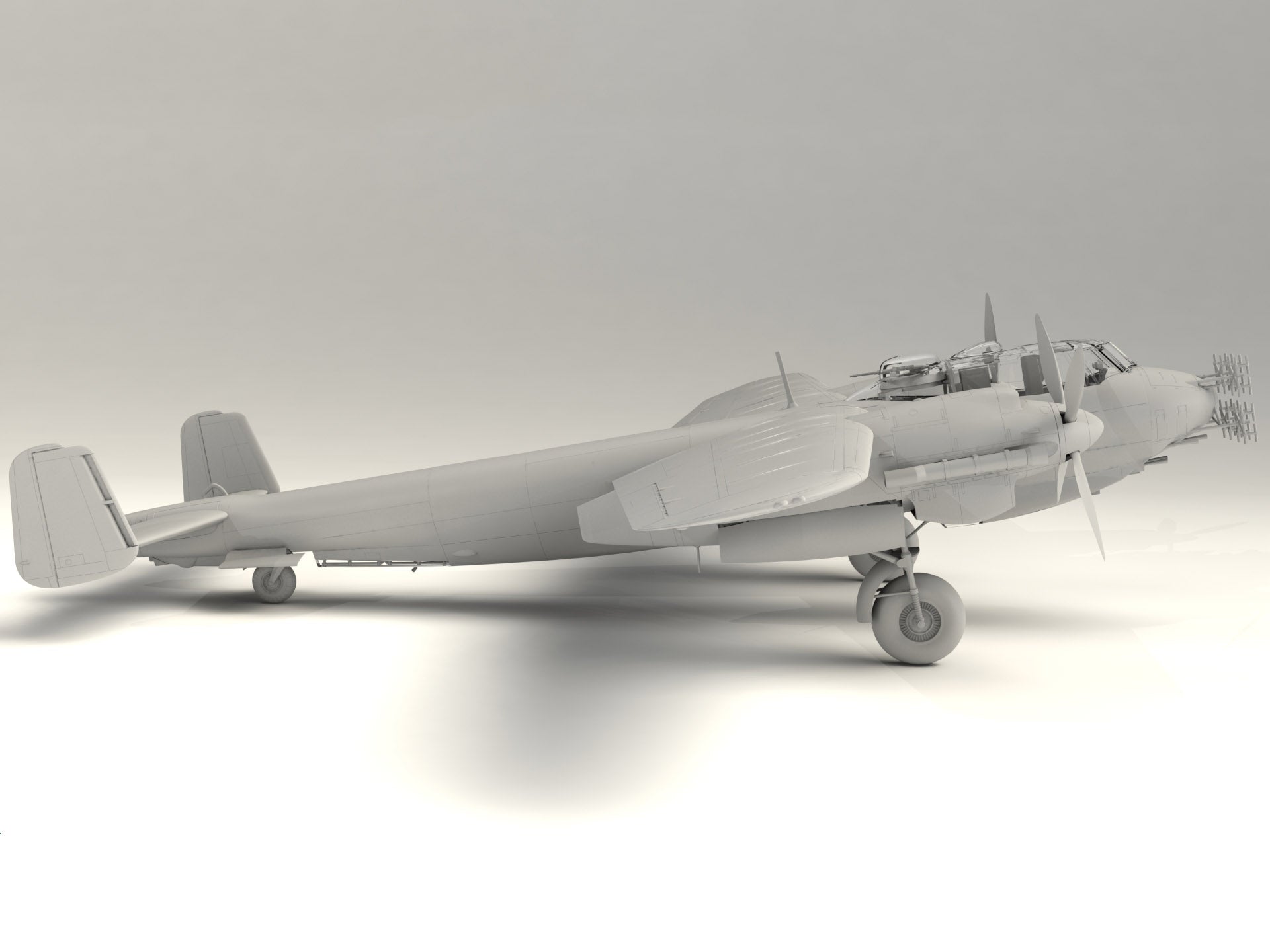 ICM 48271 Plastic model aircraft kit 1:48 Do 217N-1 WWII German Night Fighter