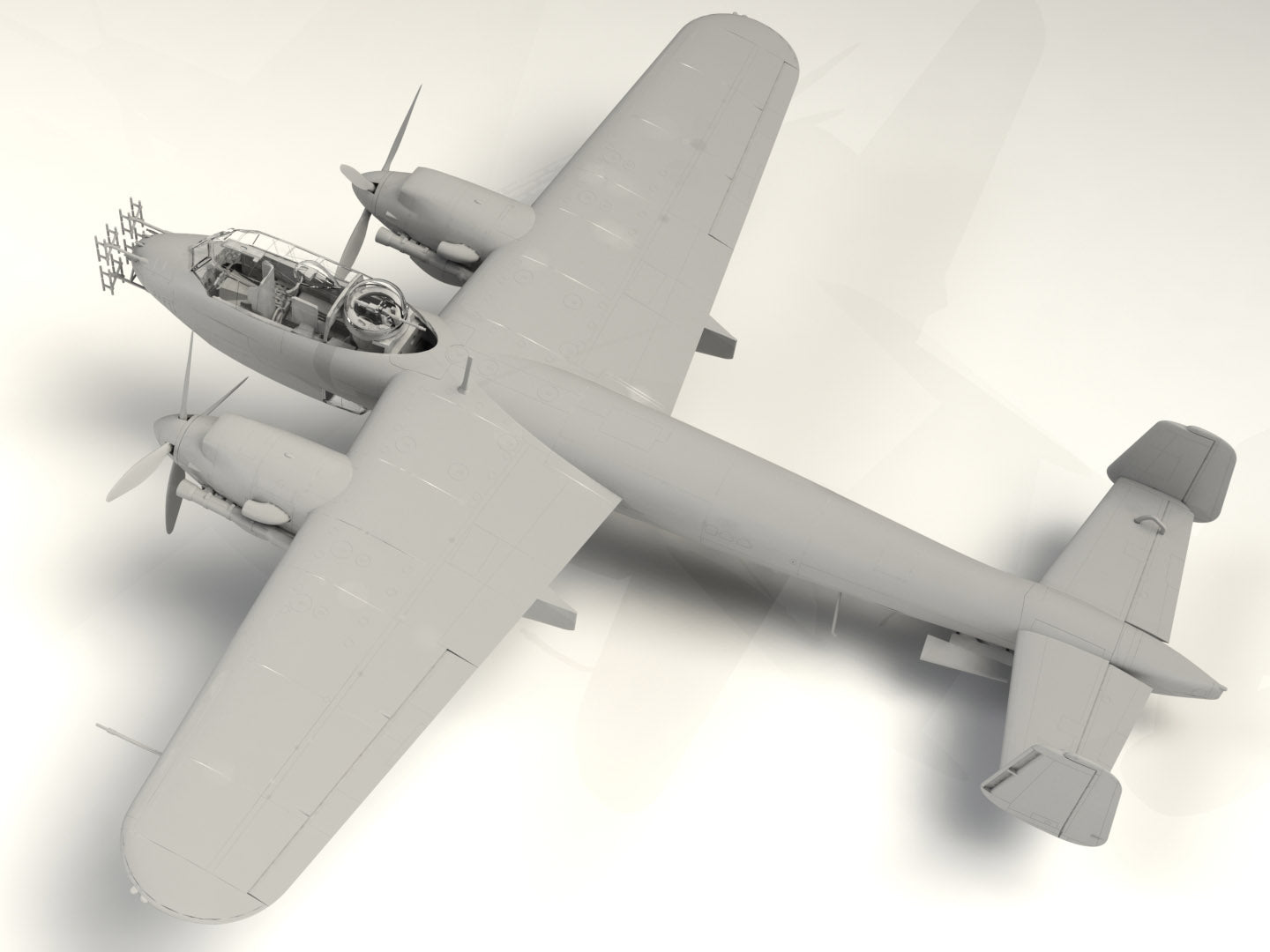 ICM 48271 Plastic model aircraft kit 1:48 Do 217N-1 WWII German Night Fighter