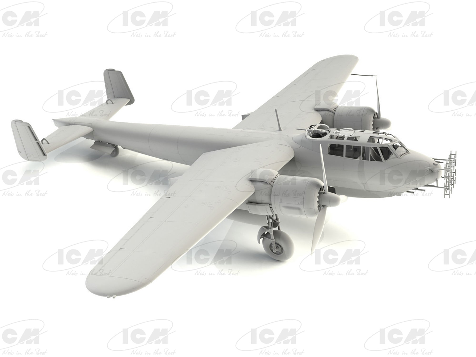 ICM 48272 Plastic aircraft model kit 1:48 Do 217J-1/2, WWII German Night Fighter