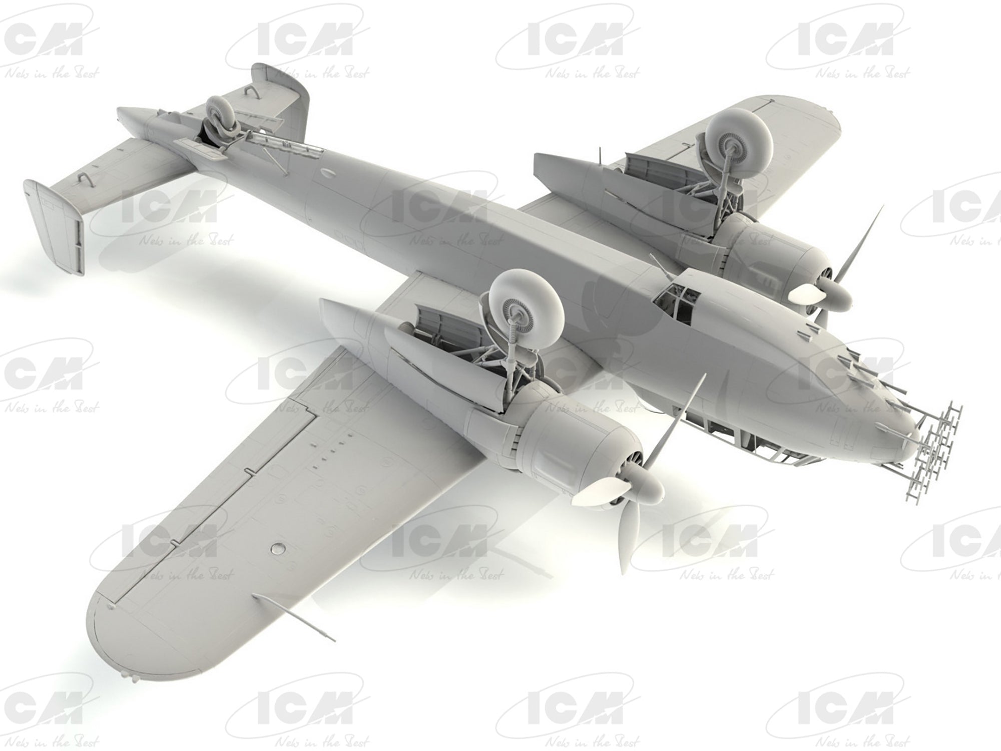 ICM 48272 Plastic aircraft model kit 1:48 Do 217J-1/2, WWII German Night Fighter