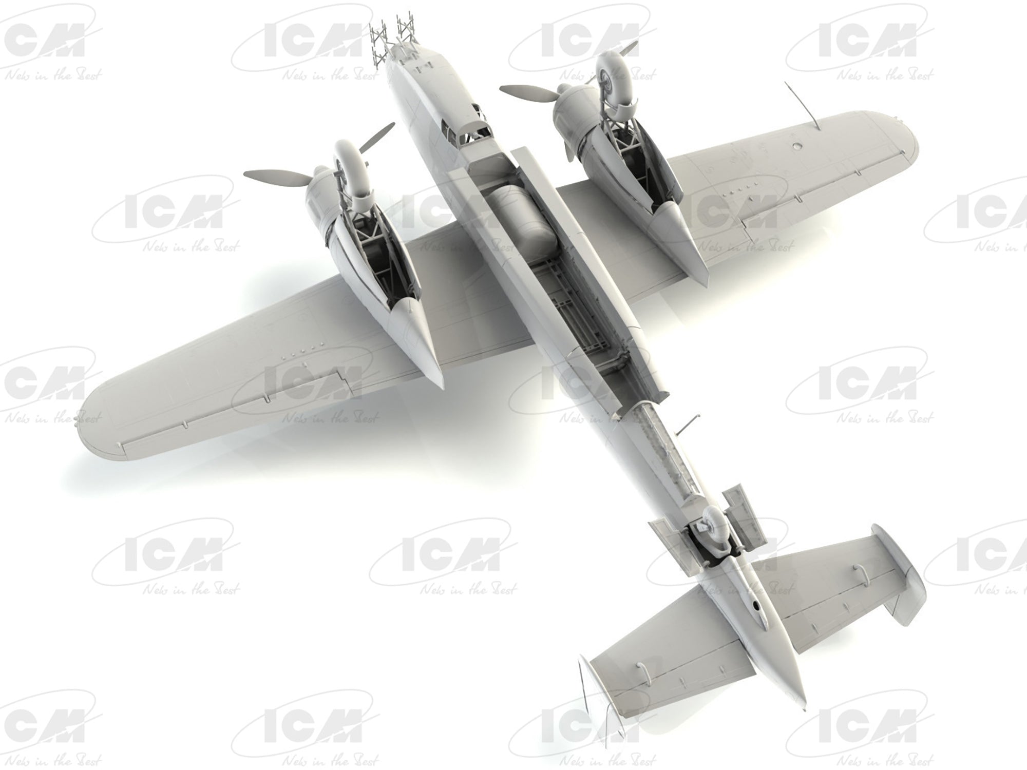 ICM 48272 Plastic aircraft model kit 1:48 Do 217J-1/2, WWII German Night Fighter