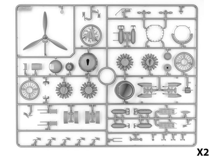 ICM 48278 Plastic model kit aircraft Scale 1:48 B-26K Counter Invader (early)