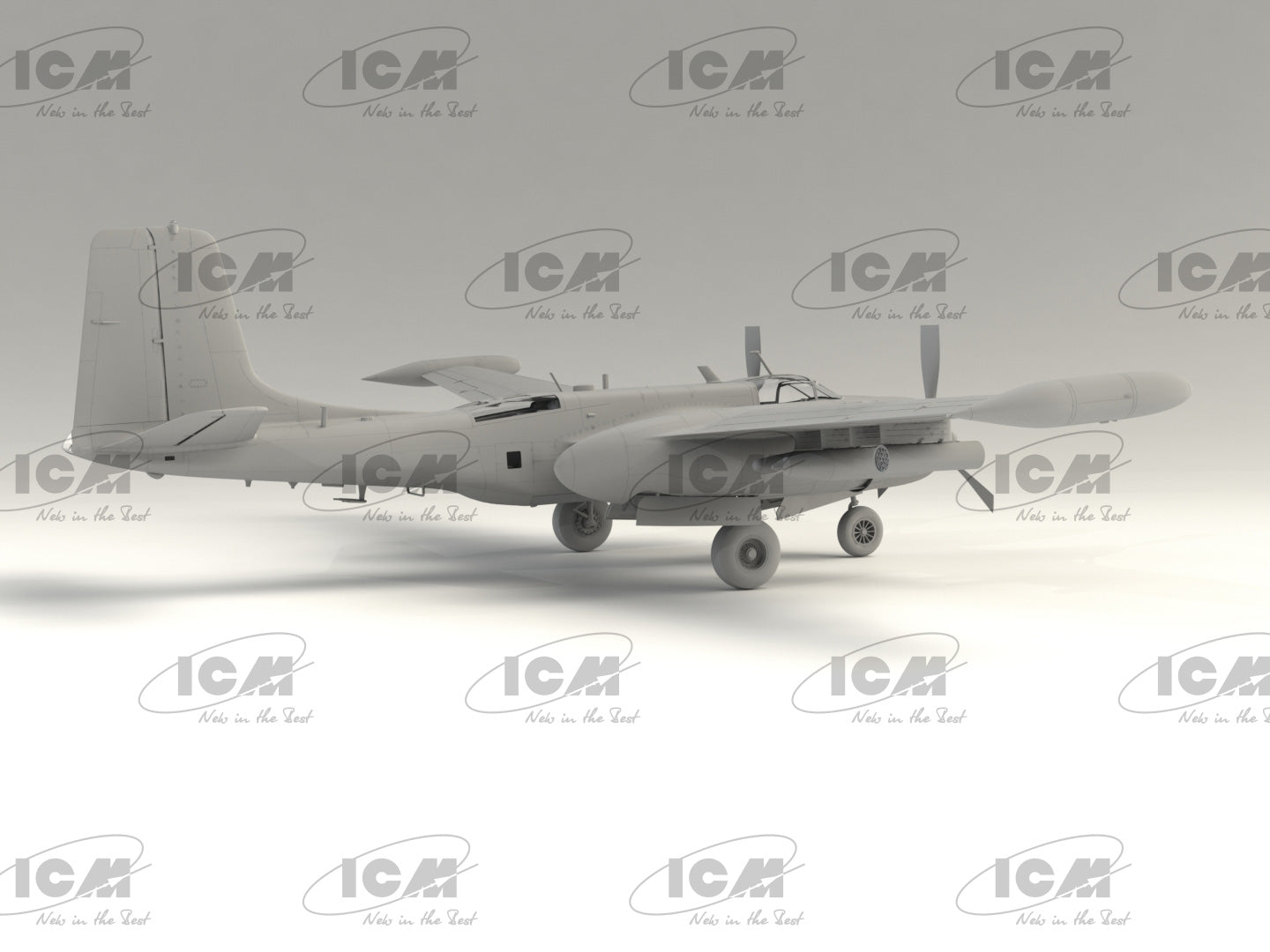 ICM 48278 Plastic model kit aircraft Scale 1:48 B-26K Counter Invader (early)