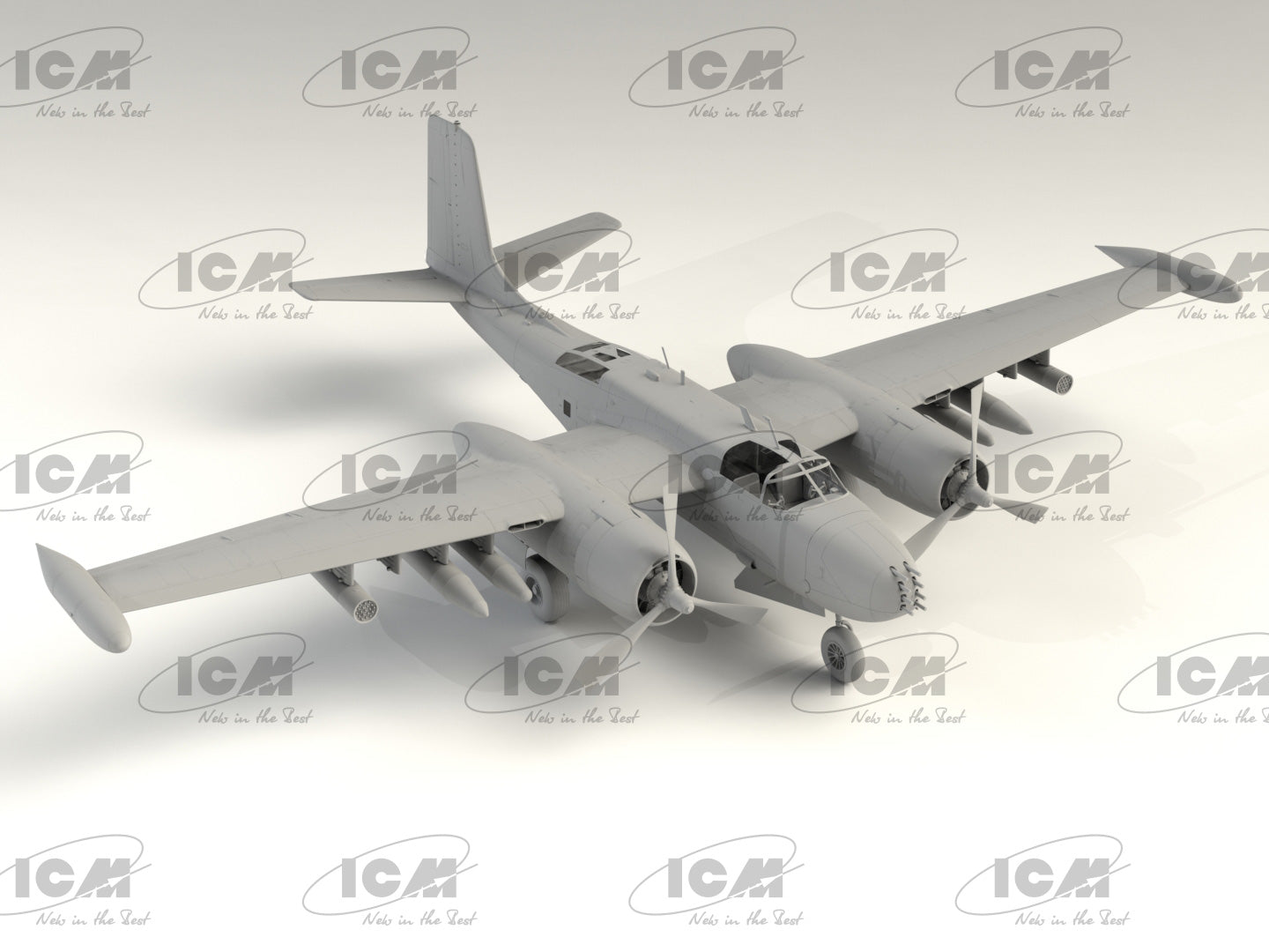 ICM 48278 Plastic model kit aircraft Scale 1:48 B-26K Counter Invader (early)