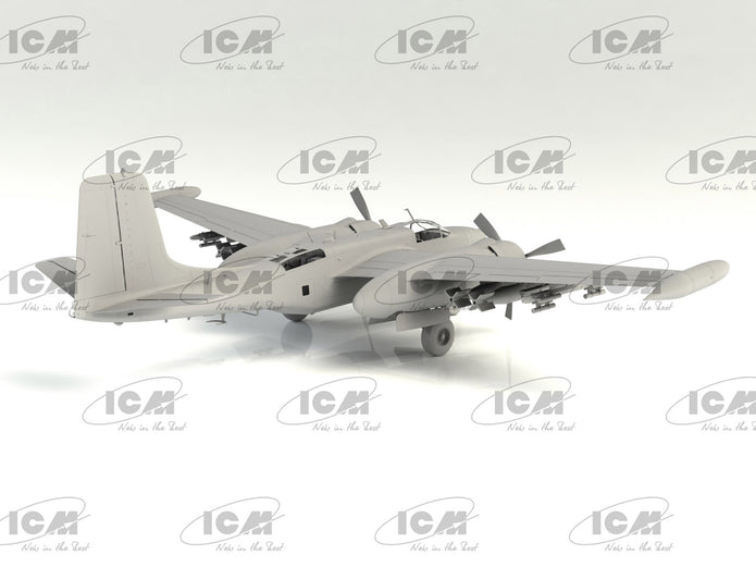 ICM 48279 Scale model aircraft kit 1:48 B-26K Counter Invader, USAF Vietnam War