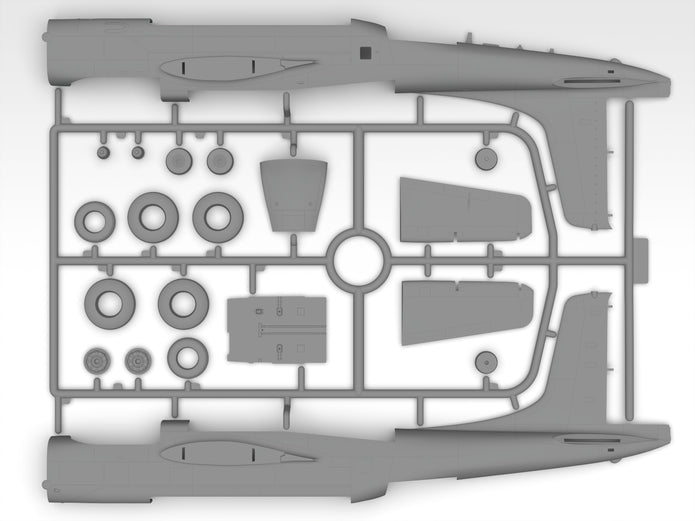 ICM 48280 model kit aircraft 1:48 B-26K with USAF Pilots & Ground Personnel