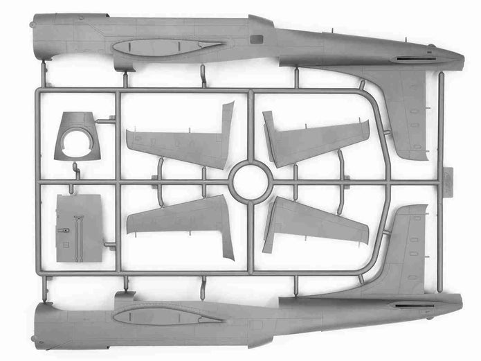 ICM 48281 Plastic model kit 1:48 B-26B-50 Invader, Korean War American bomber