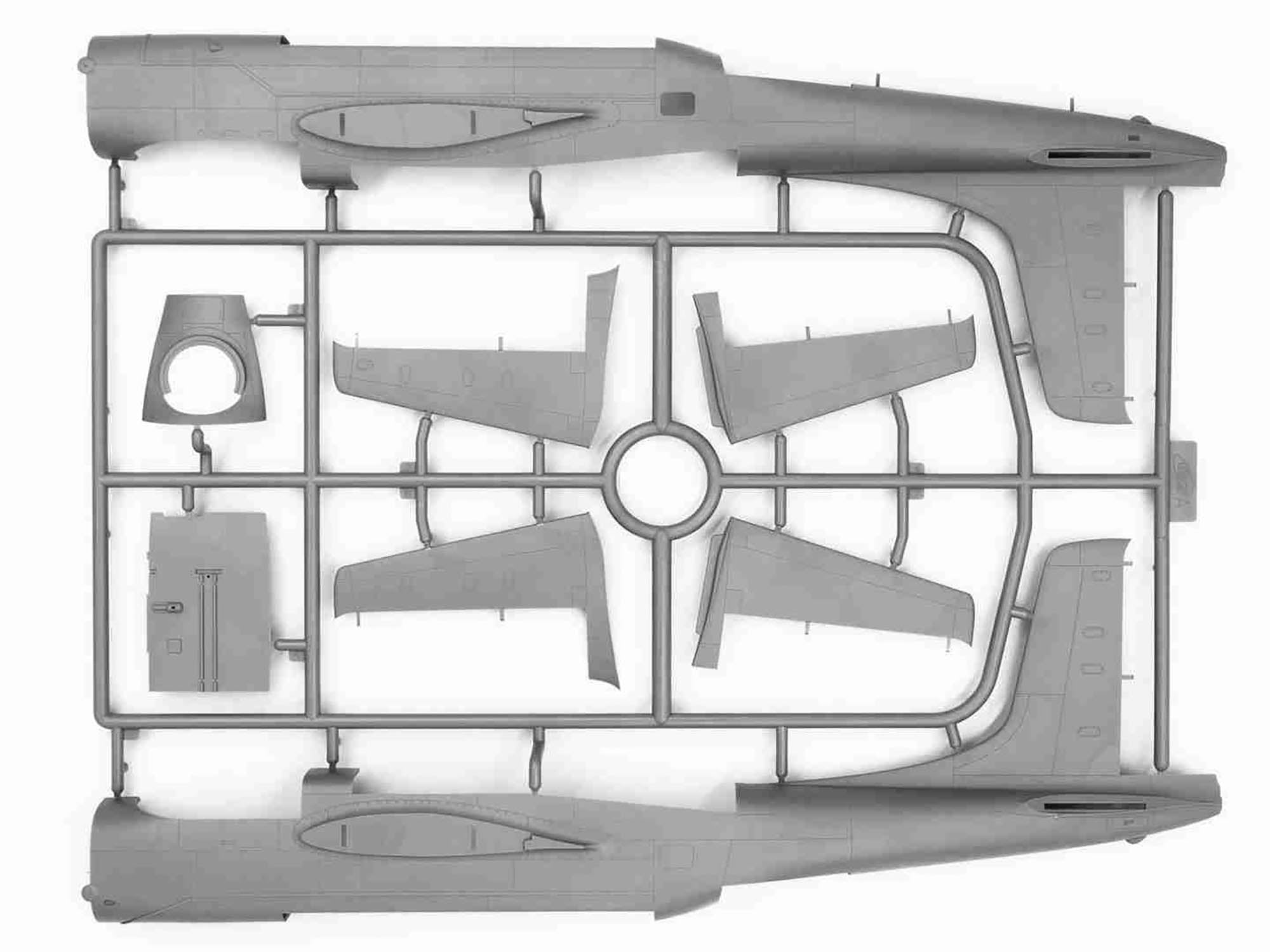 ICM 48281 Plastic model kit 1:48 B-26B-50 Invader, Korean War American bomber