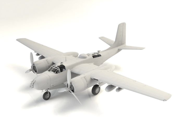 ICM 48281 Plastic model kit 1:48 B-26B-50 Invader, Korean War American bomber