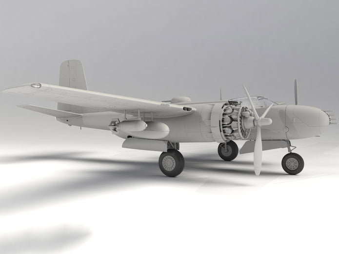 ICM 48281 Plastic model kit 1:48 B-26B-50 Invader, Korean War American bomber