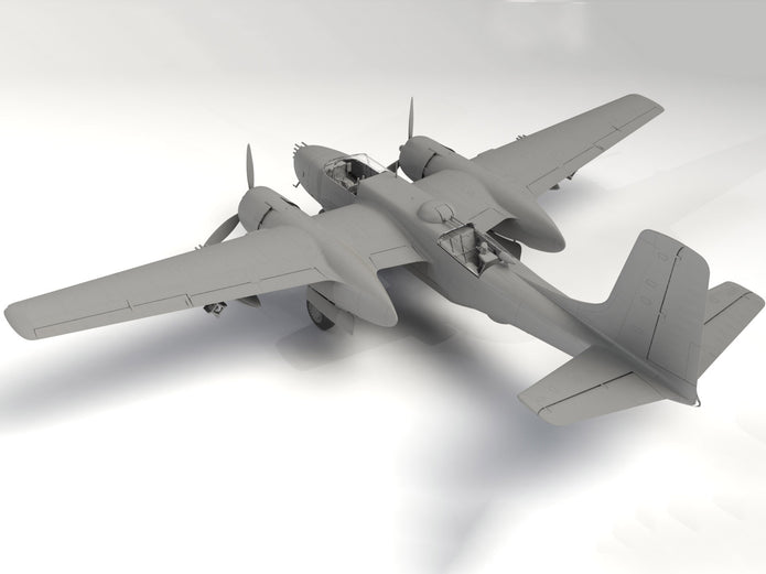 ICM 48281 Plastic model kit 1:48 B-26B-50 Invader, Korean War American bomber