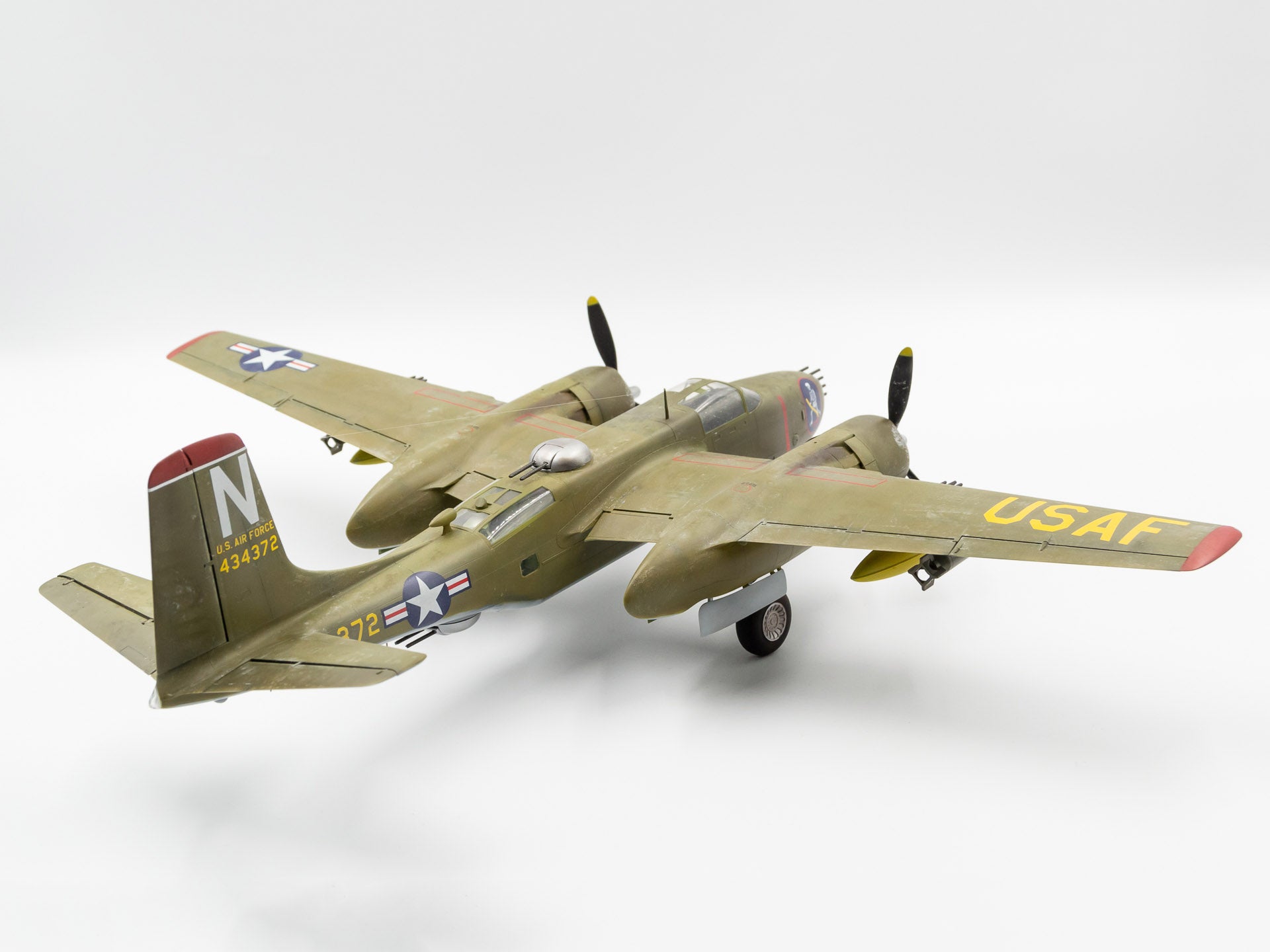 ICM 48281 Plastic model kit 1:48 B-26B-50 Invader, Korean War American bomber
