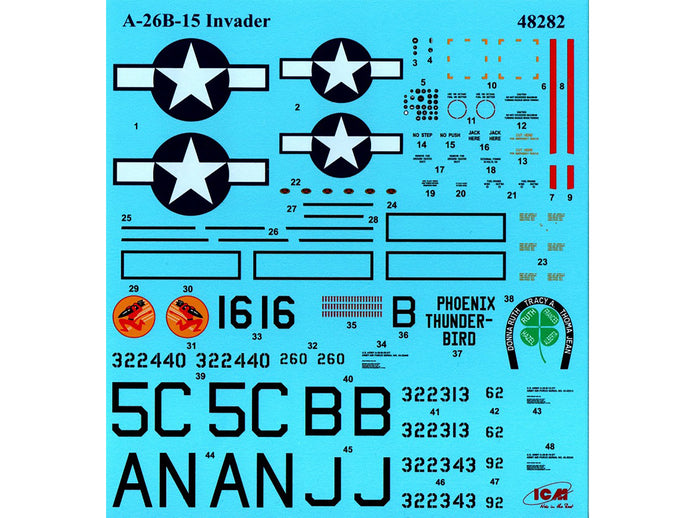 ICM 48282 Plastic model aircraft kit 1:48 "A-26B-15 Invader WWII American bomber