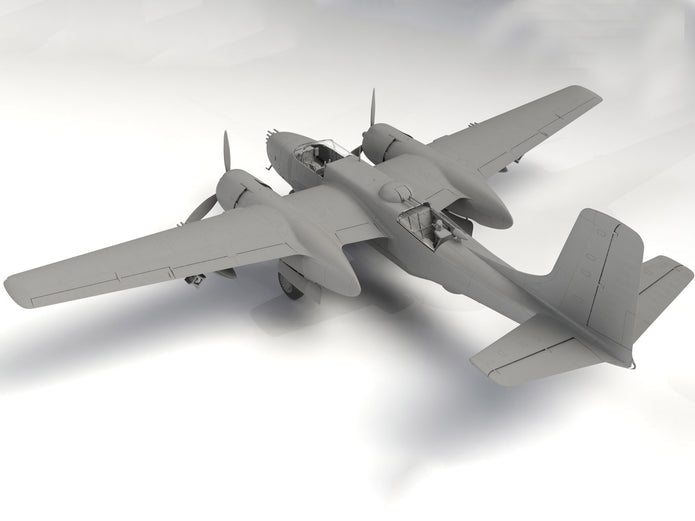 ICM 48285 Scale aircraft kit 1:48 A-26В Pacific War Theater,WWII American Bomber
