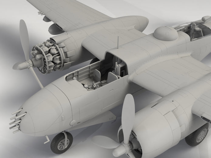 ICM 48285 Scale aircraft kit 1:48 A-26В Pacific War Theater,WWII American Bomber