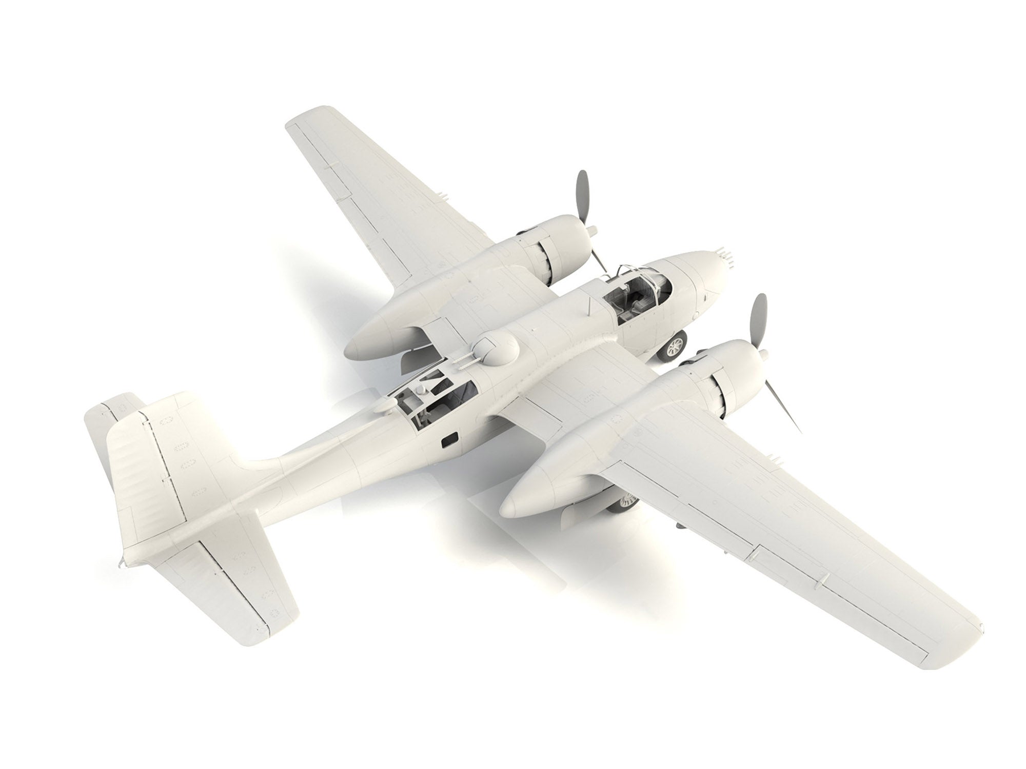 ICM 48285 Scale aircraft kit 1:48 A-26В Pacific War Theater,WWII American Bomber