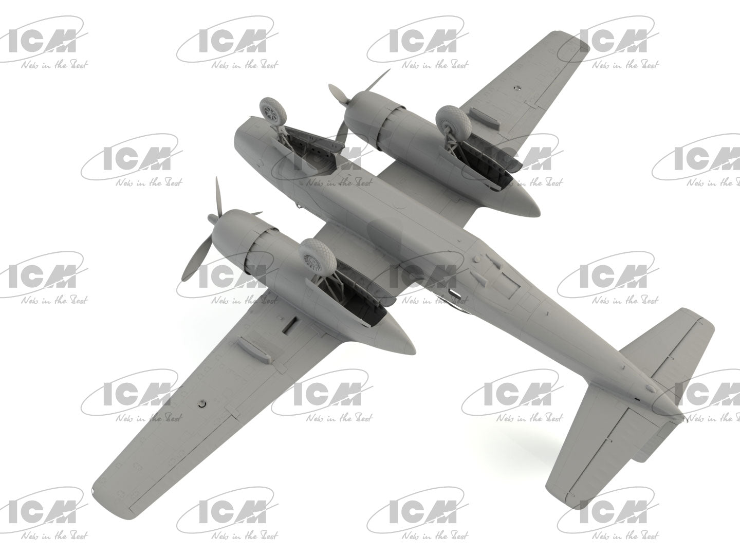 ICM 48287 Plastic model kit aircraft 1:48 Jig Dog JD-1D Invader US Navy aircraft