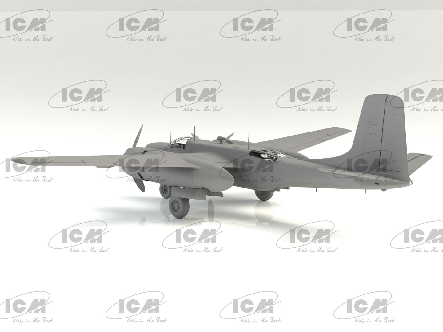 ICM 48287 Plastic model kit aircraft 1:48 Jig Dog JD-1D Invader US Navy aircraft