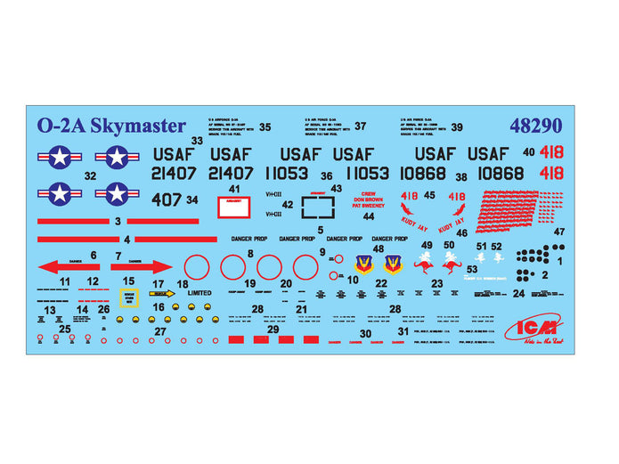ICM 48290 Scale model aircraft 1:48 Cessna O2A Skymaster American Reconnaissance