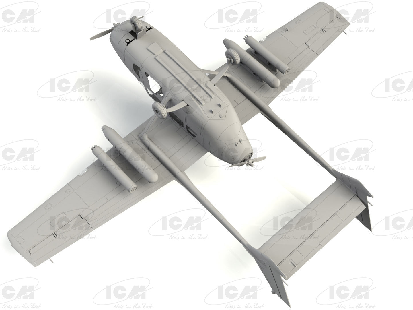 ICM 48290 Scale model aircraft 1:48 Cessna O2A Skymaster American Reconnaissance