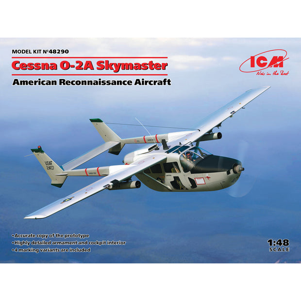 ICM 48290 Scale model aircraft 1:48 Cessna O2A Skymaster American Reconnaissance