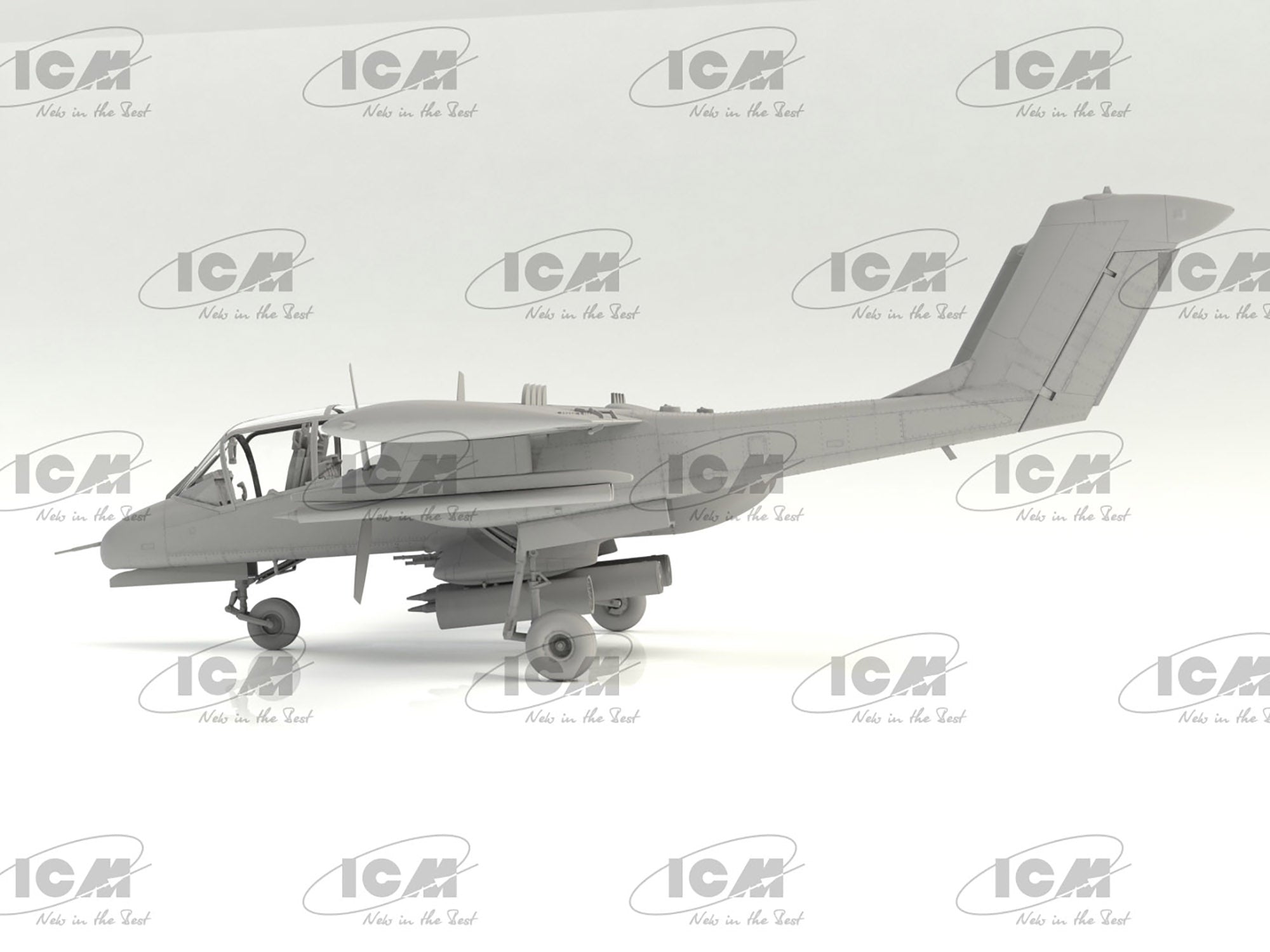 ICM 48300 Plastic model aircraft kit Scale 1:48 US Attack Aircraft OV-10А Bronco